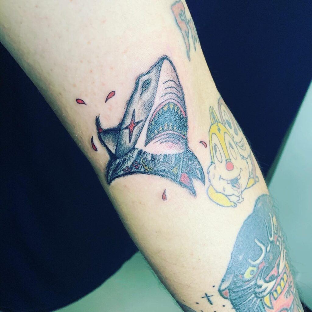 美式鯊魚刺青