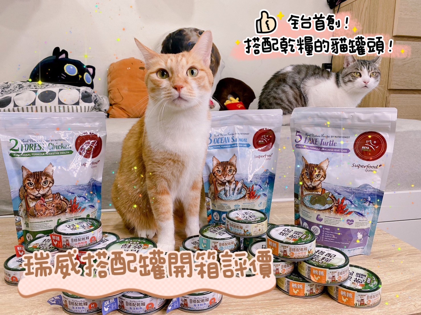 瑞威搭配罐「搭配乾糧的貓罐頭」開箱評價！全台首創，為了半濕食貓設計的貓主食罐！