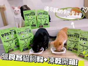 獵食客貓咪凍乾糧、凍乾生食餐開箱評價！又有低碳水主食可以選擇了！